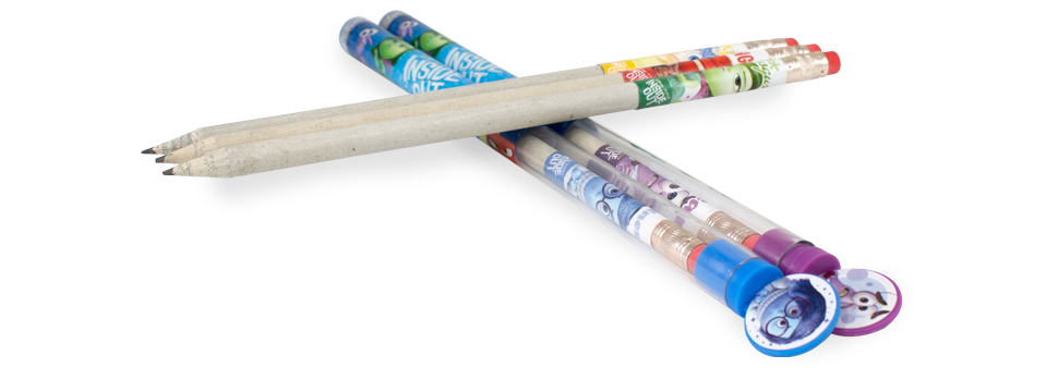 Disney Frozen Smencils are made from 100% recycled newspapers